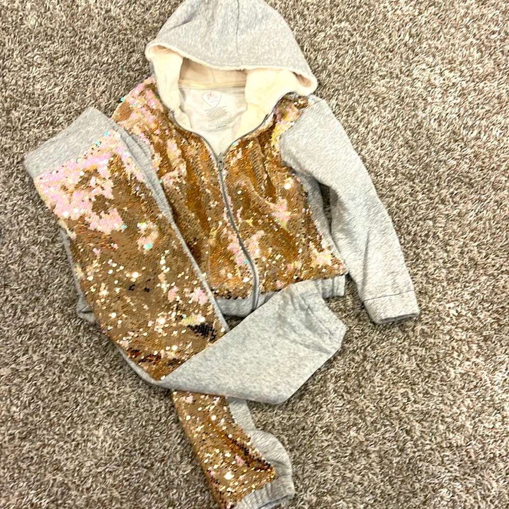 Flip Sequins girls matching set
